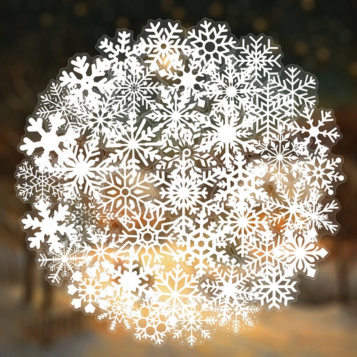 50 PCS Snowflake Stickers for Scrapbooking Journaling Junk Journal Scrapbook Supplies – Waterproof Transparent